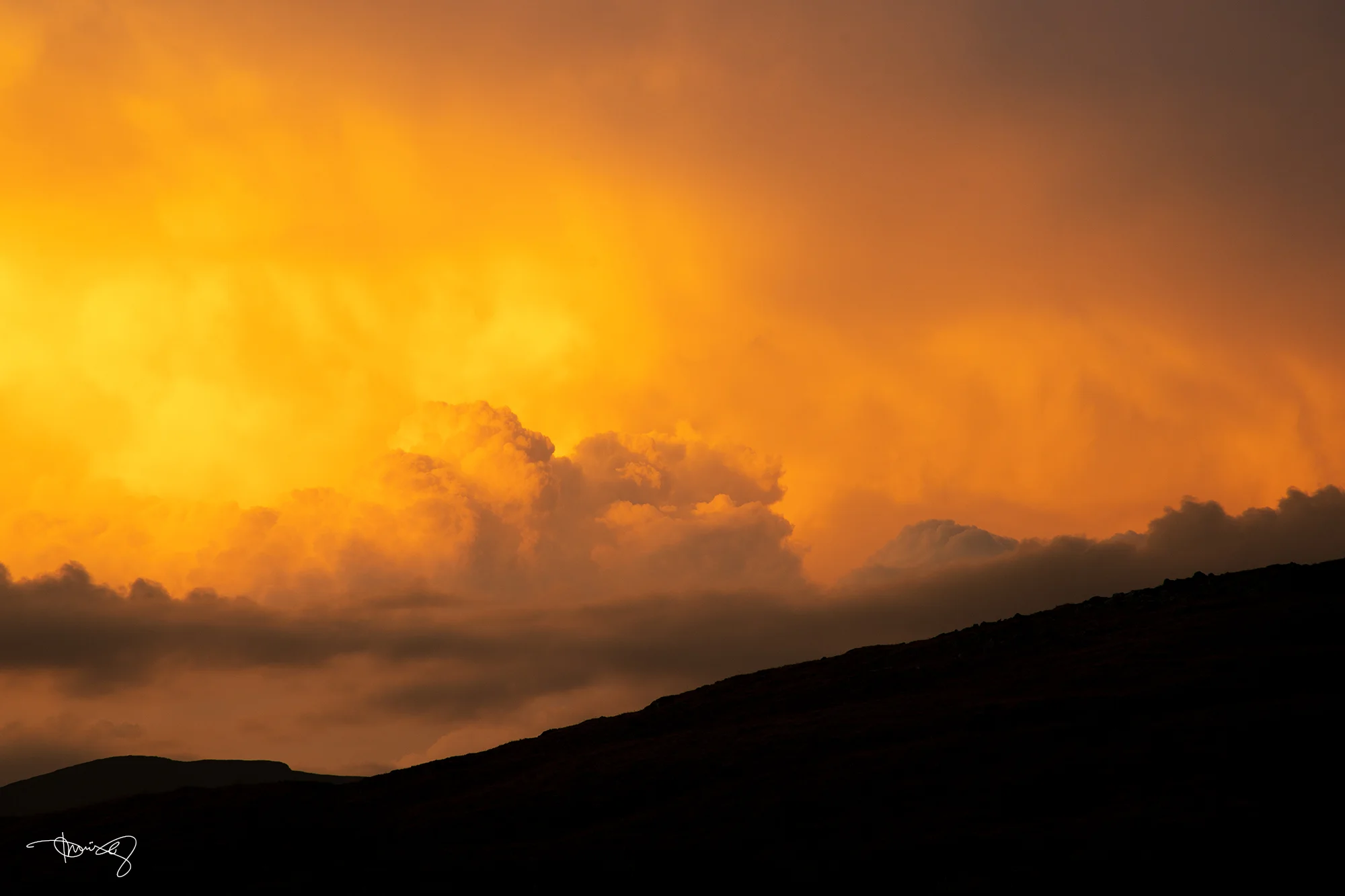 Stormy Sunset in the Rockies - 20"x30" Canvas