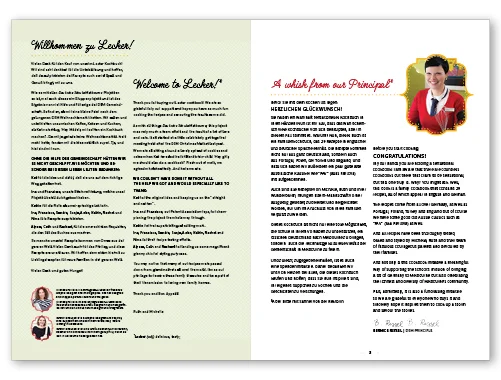 Opening spread
