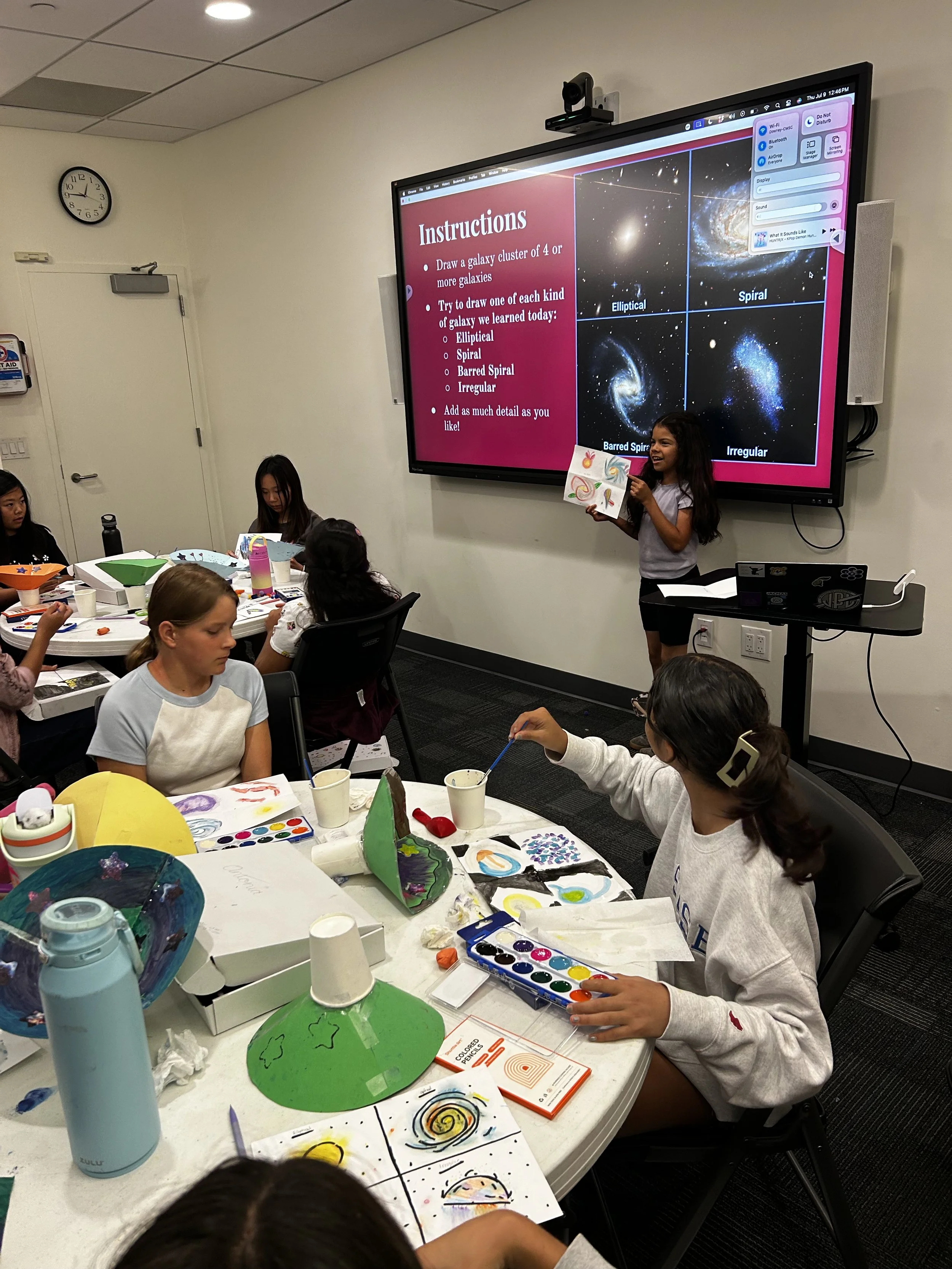 Showing off our galaxy illustrations