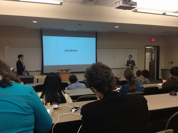 I'm speaking in front of people with @ChadATL at #DigATL