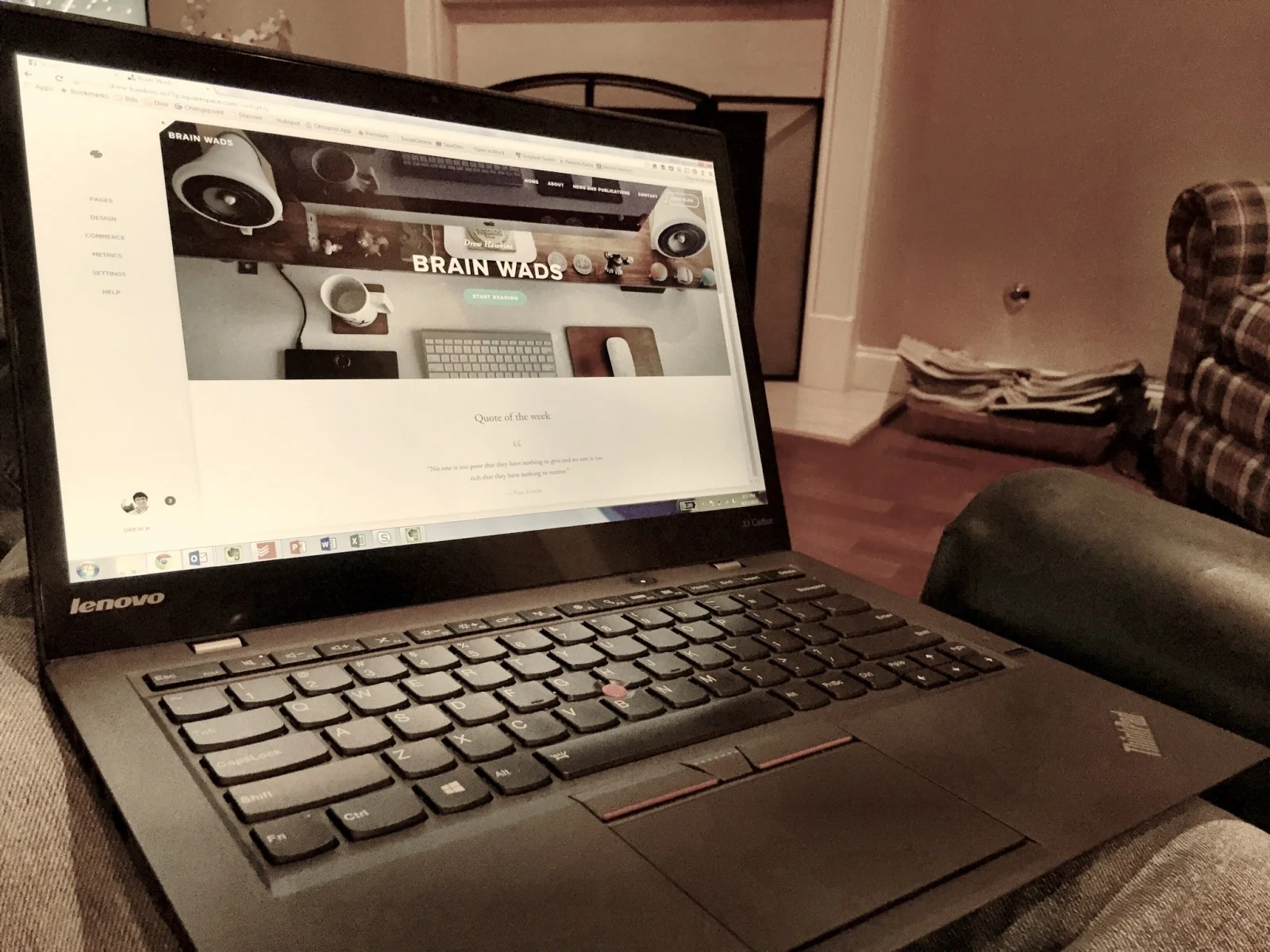 That one time I blogged using a PC