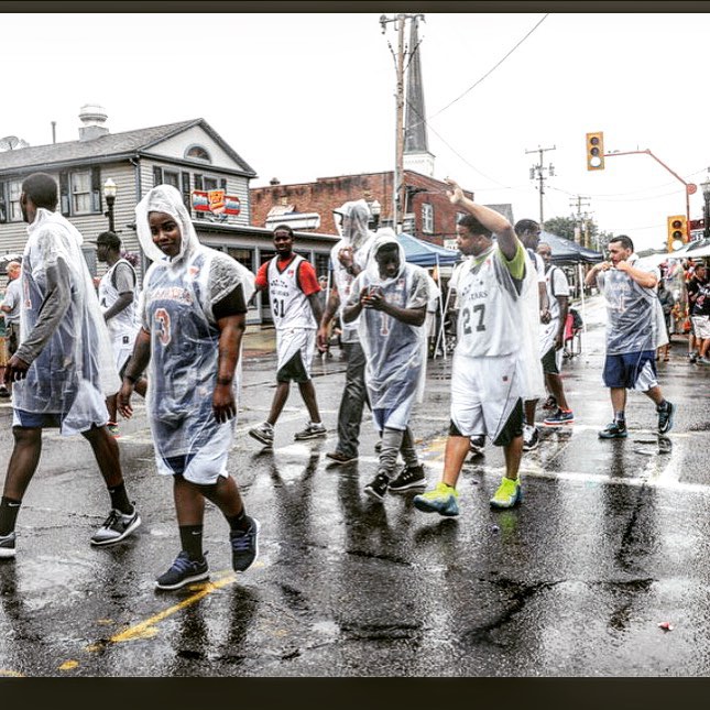 #centerjumpproball #firstever #parade #cjpb #ballislife #historyinthemaking #basketball