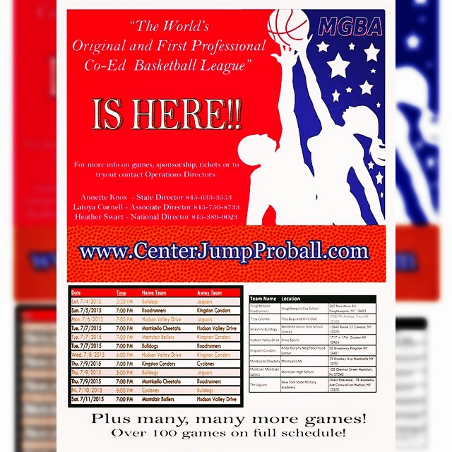 It's here! #cjpb #ballislife #co-ed #basketball #tipoff #historyinthemaking #centerjumpproball