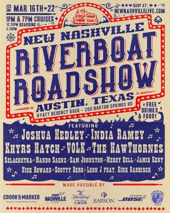 New Nashville: Riverboat Roadshow