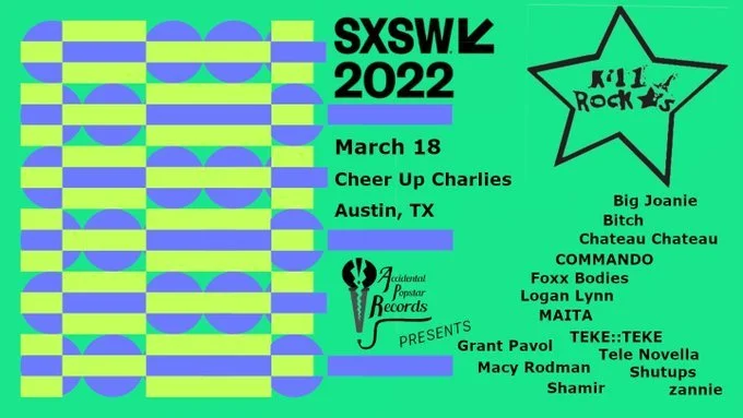 Kill Rockstars x Accidental Popstars