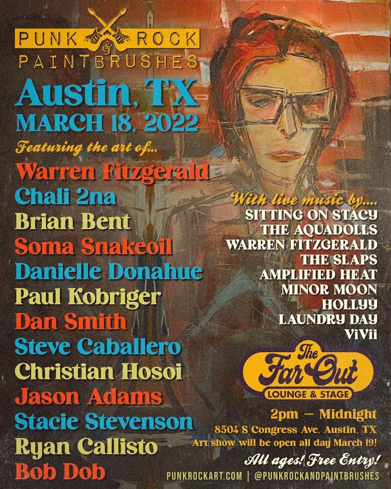 Punk Rock Paintbrushes