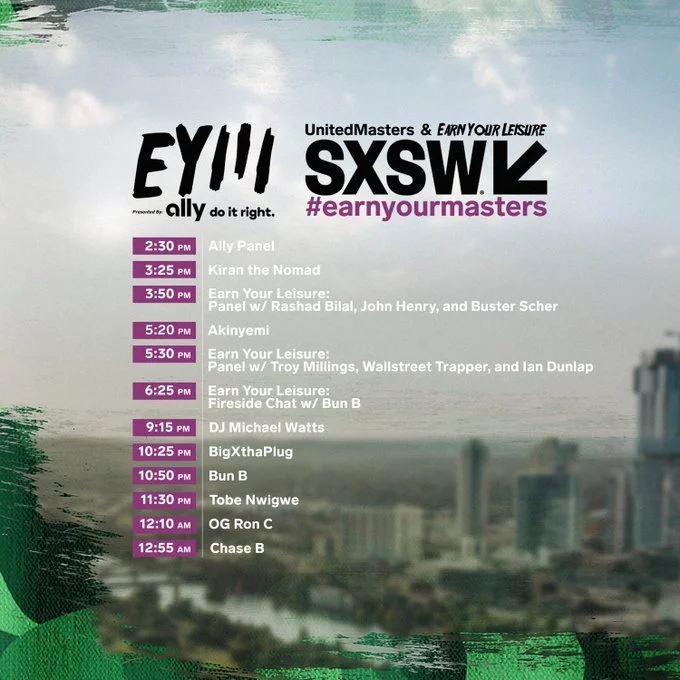 United Masters x Earn Your Leisure