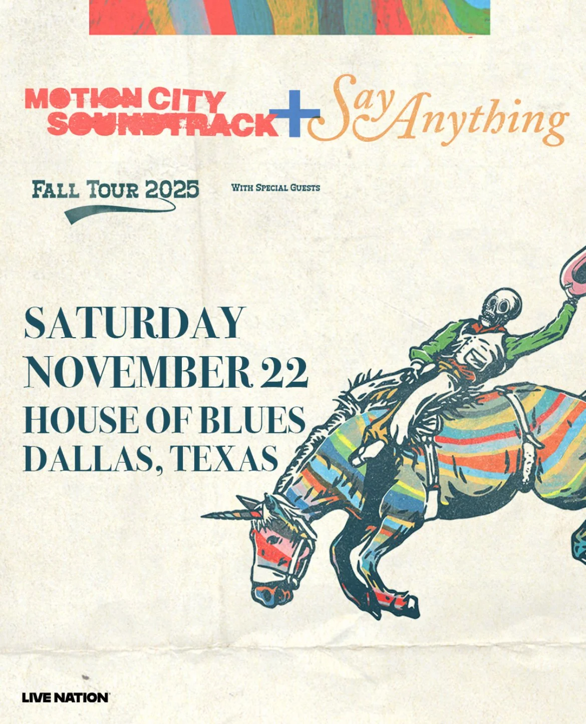 Motion City Soundtrack + Say Anything