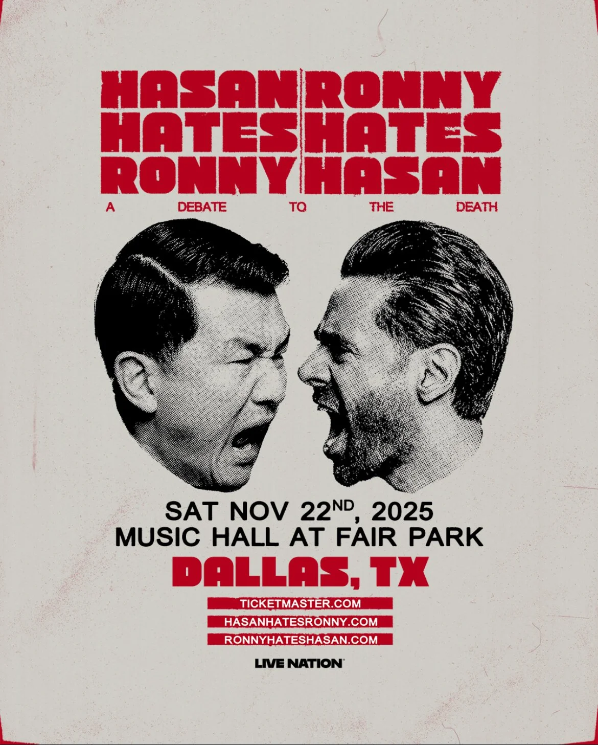 RONNY HATES HASAN