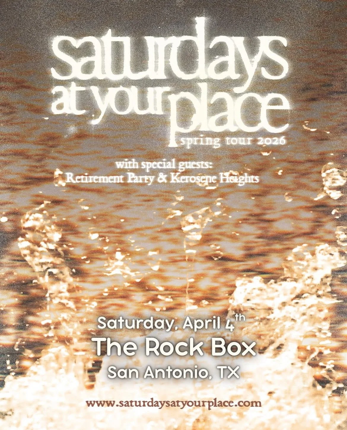 Saturdays At Your Place