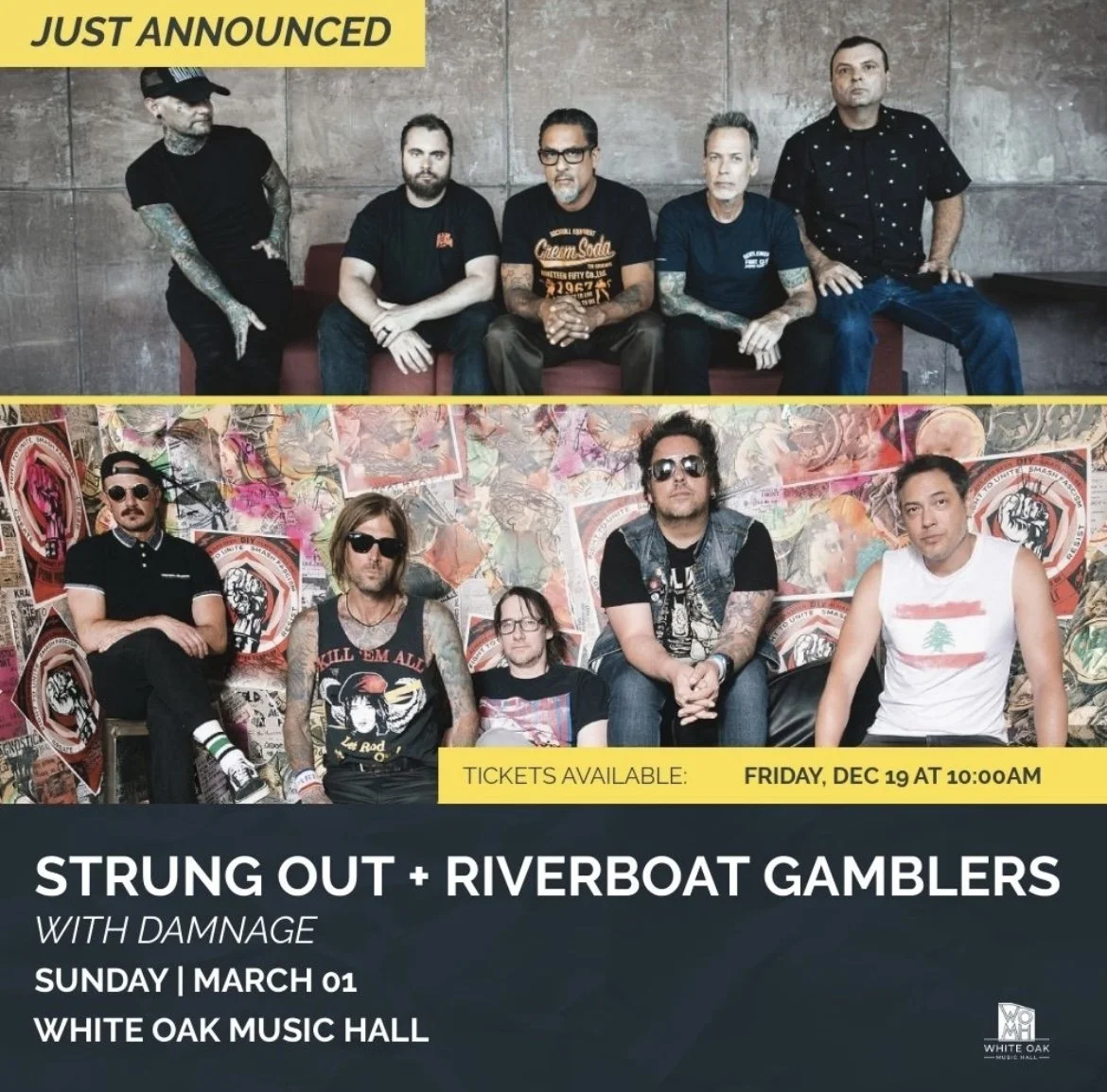 Strung Out + Riverboat Gamblers