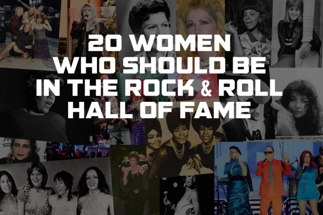 Women are vastly underrepresented among the Hall of Fame's inductees. (Image source: http://ultimateclassicrock.com/women-who-should-be-in-rock-hall/)