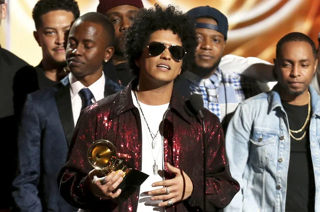 Mars receiving one of six Grammy Awards on February 28, 2018. The music industry celebrated his well-crafted melodic pop, but is his music growing stale?