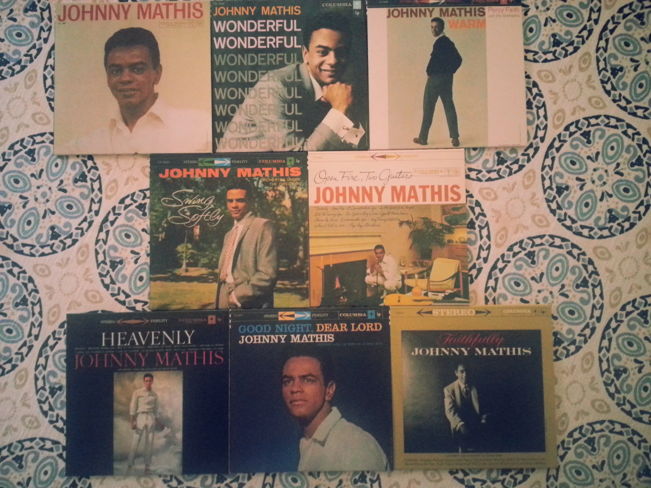 Johnny Mathis established his distinctive sound from 1956-59 during his first few years recording for Columbia Records.