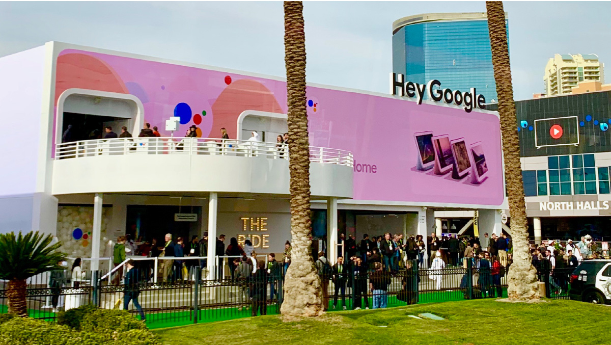 Google의 구글 어시스턴트 전시관 'HEY GOOGLE'