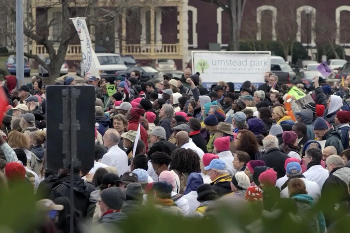 Moral Monday marchers protest anti-choice laws in Raleigh, N.C.
