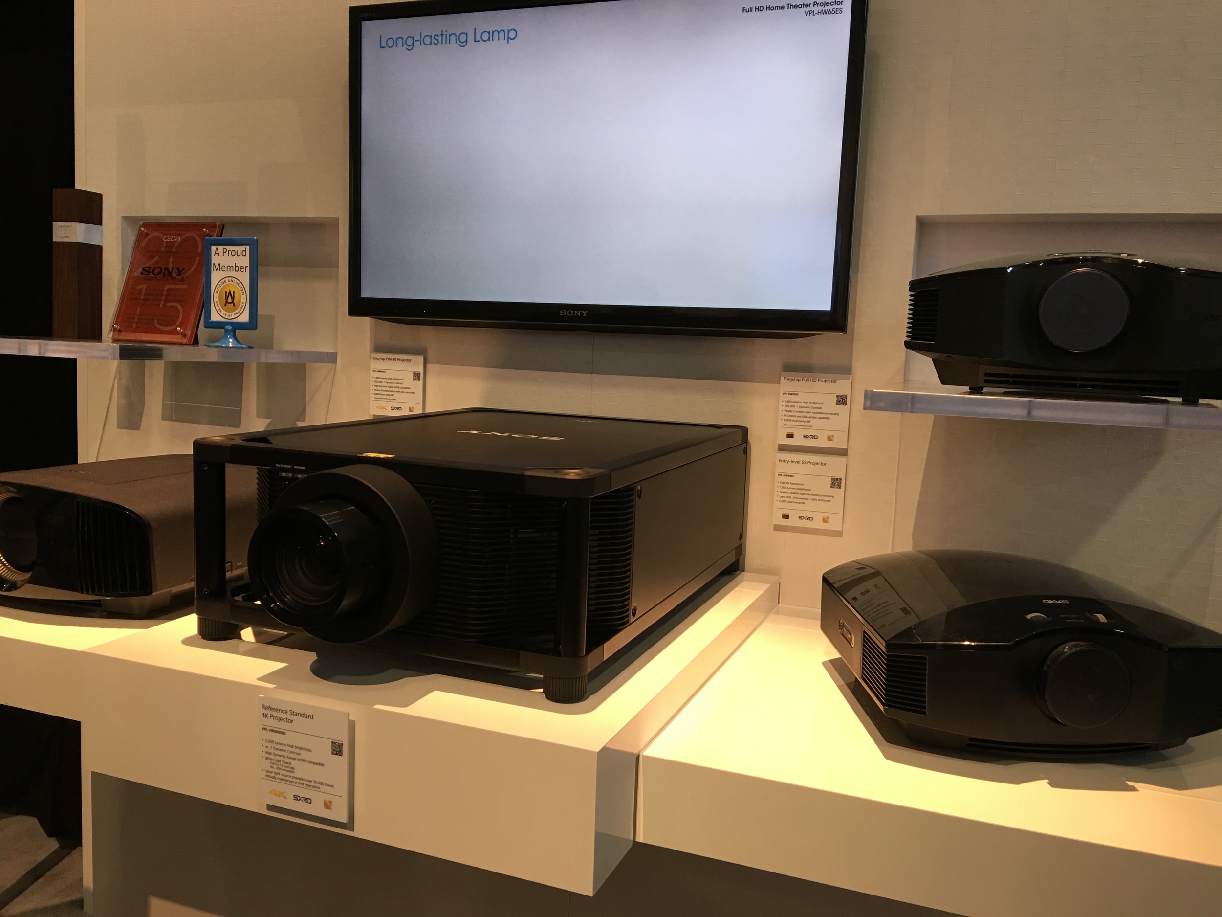 New line of Sony Projectors