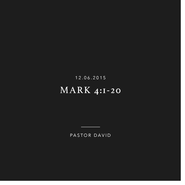 Mark 4:1-20