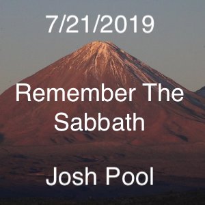 Remember The Sabbath
