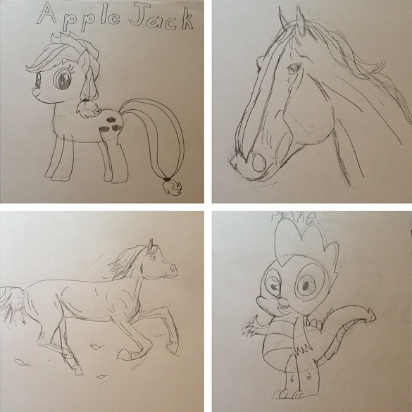Pony, pony, pony, dragon.