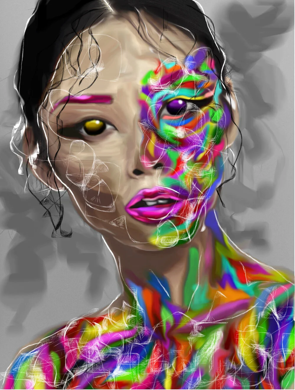 AP Drawing Portfolio / Digital Drawing / 12th Grade