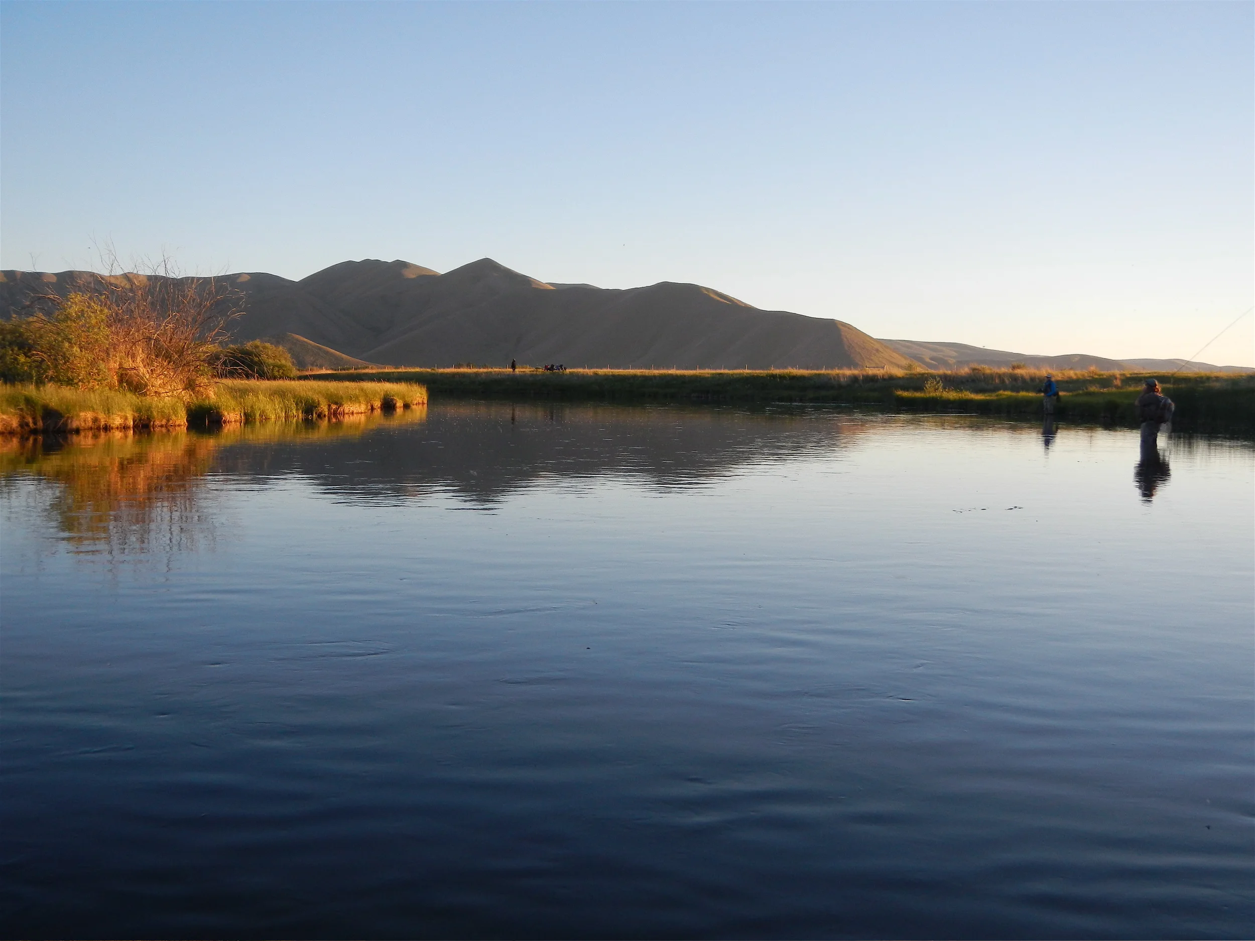 Sun sets upon another gorgeous spring day on Silver Creek.