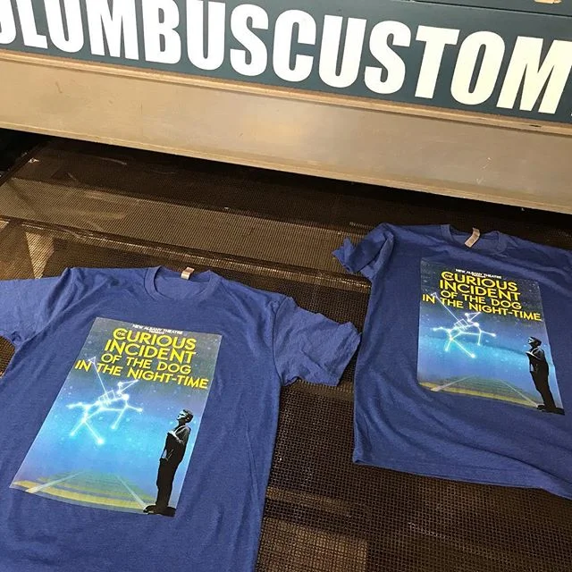 Pretty cool CMYK screen print for the New Albany High School Theatre.