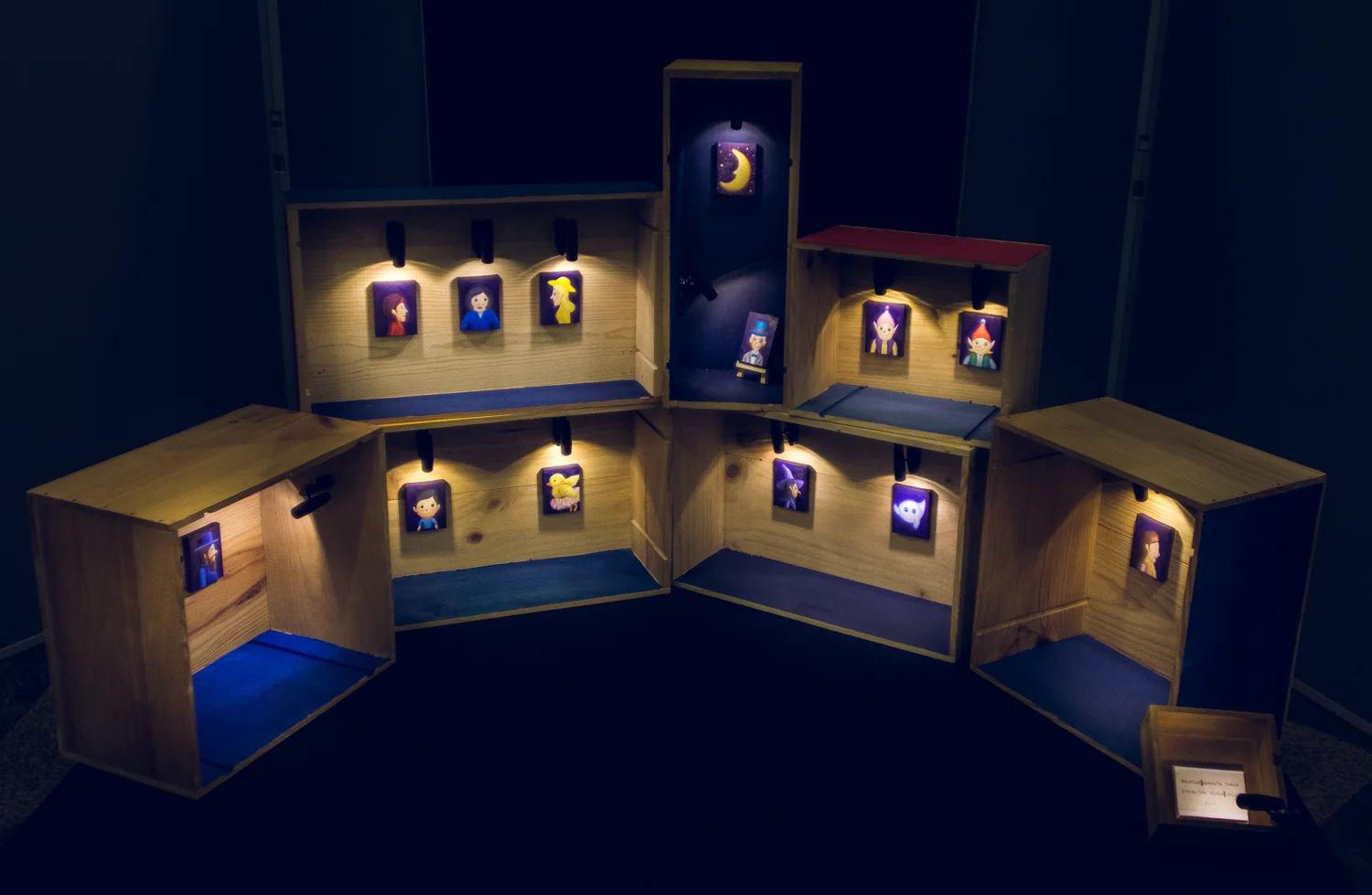 Tiny Paintings Installation