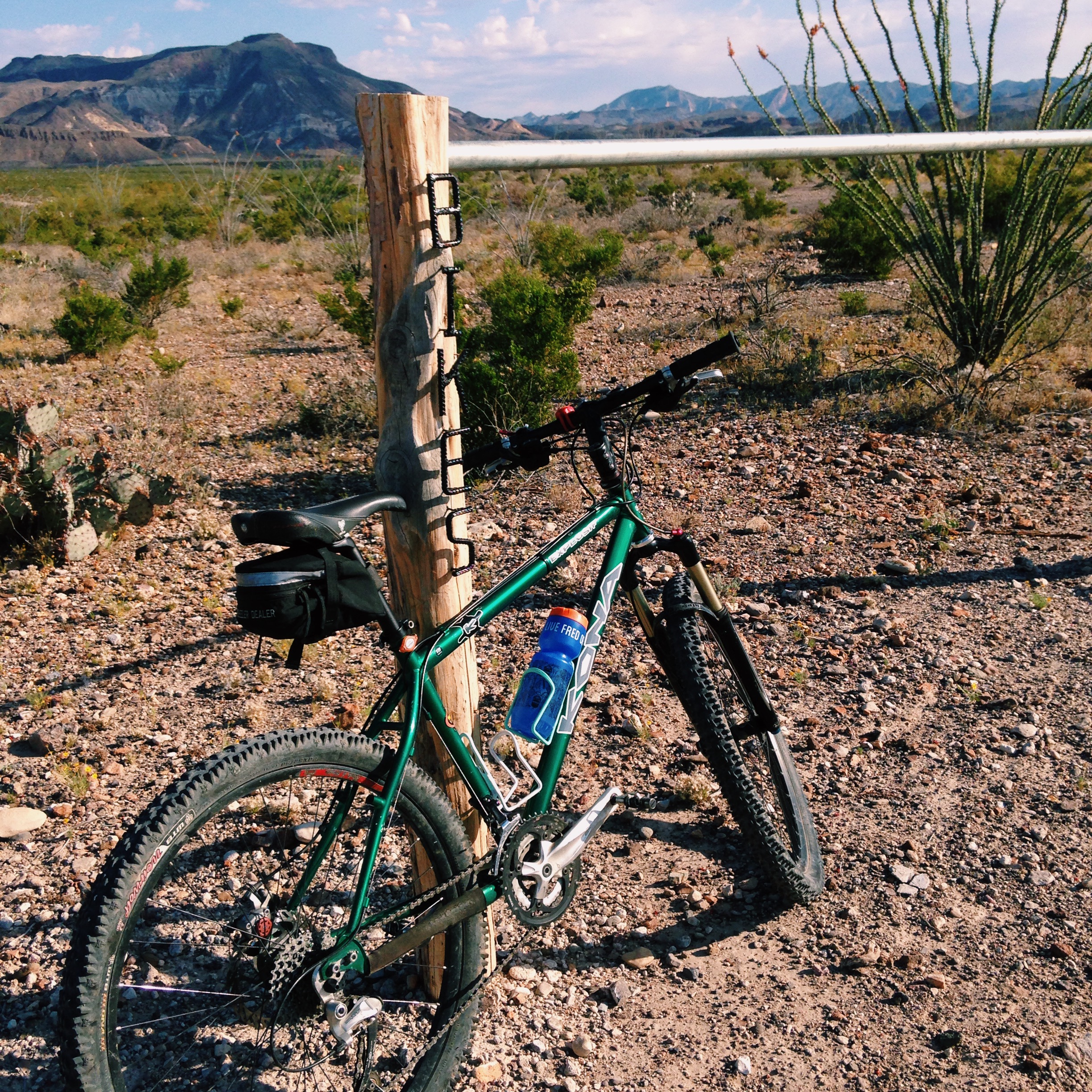 My Semi-Reliable Stead at the Fresno Divide Trailhead