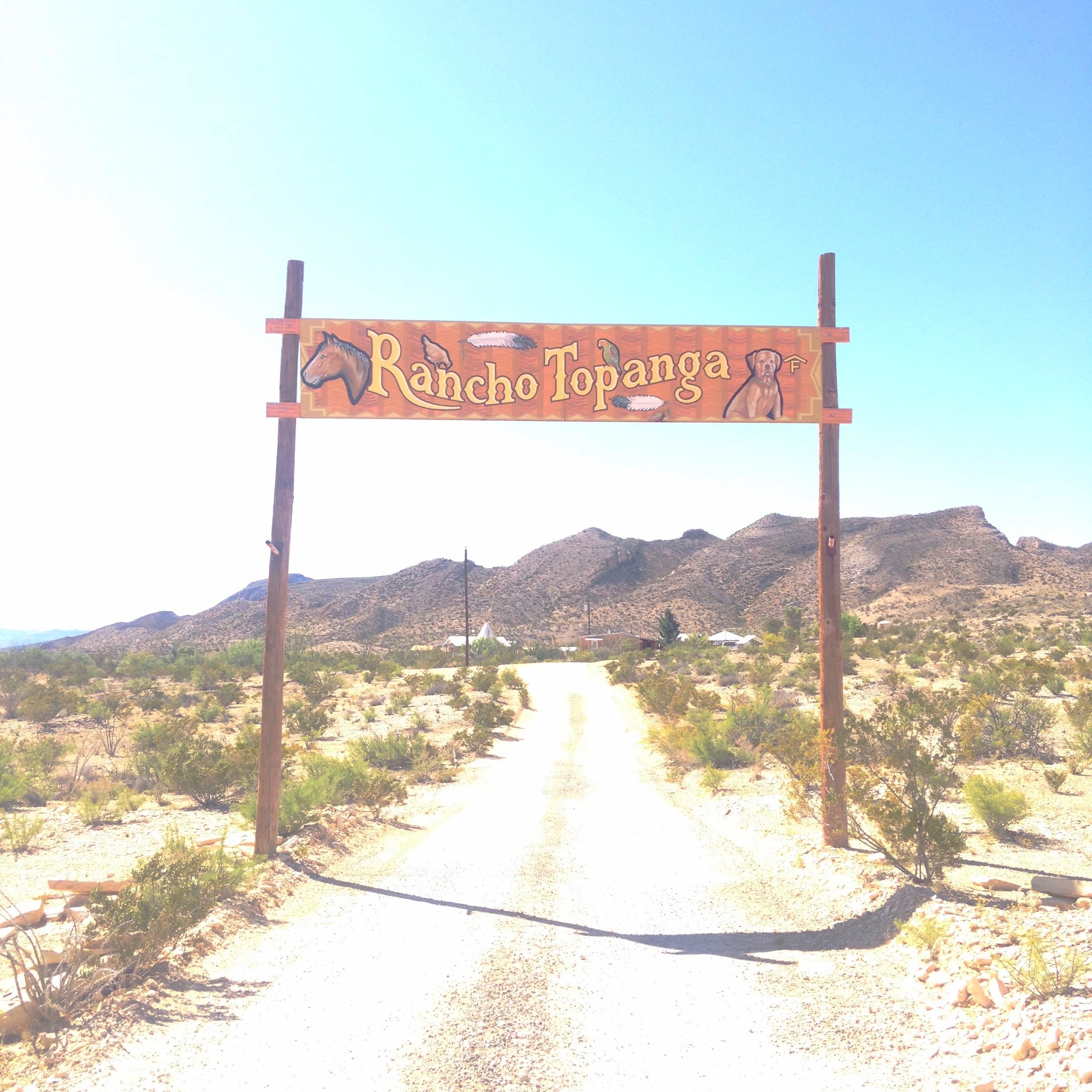 Rancho Topanga, clean showers and a perfect location between the state park and Terlingua