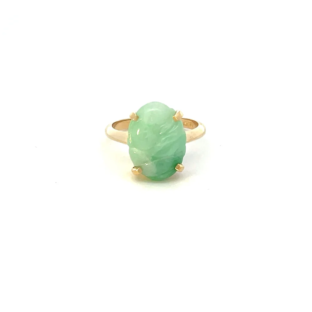 Carved Jade Rings