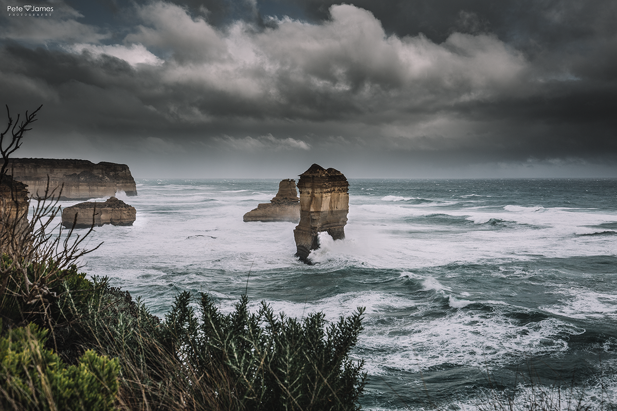 Bleak ocean