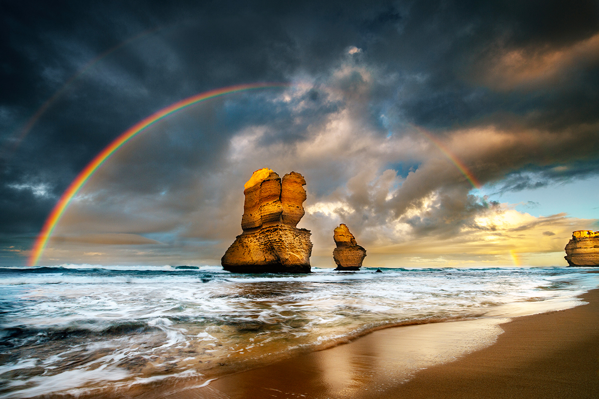 Gibson Steps rainbow