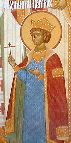 Translation of the relics of slain Crown Price Demetrios ofMoscow
