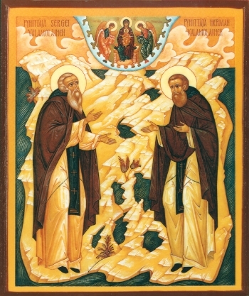 Translation of the relics of the Venerable Sergius the Wonderworker of Valaam