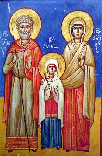 Glorification of the Venerable Zabulon, the father of St. Nino the Enlightener of Georgia