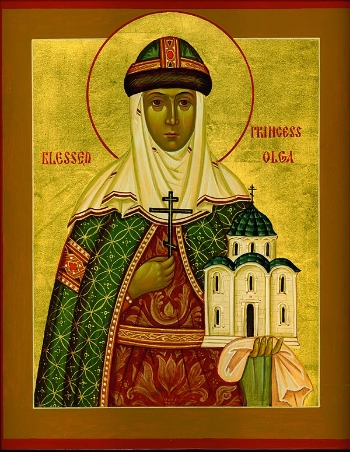 St. Olga the Princess of Russia, in Holy Baptism called Helen
