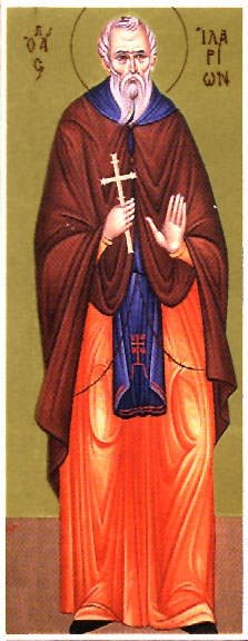 Venerable Hilarion the New the Abbot of Pelecete