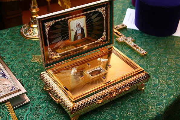 Relics of St. Seraphim of Sarov, Monastery of Diveyevo, Russia