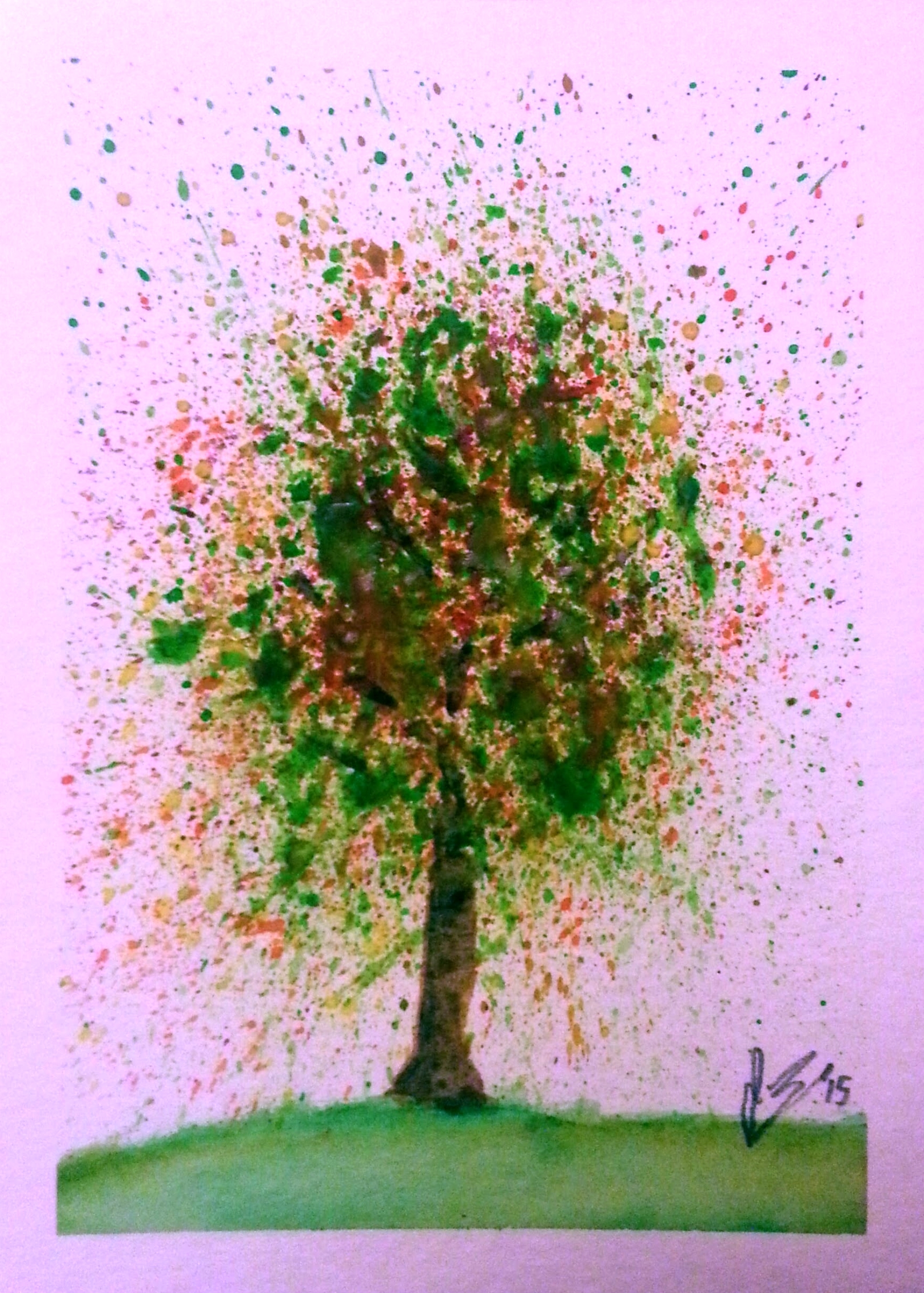 May, 2015 If Jackson Pollock were a tree...