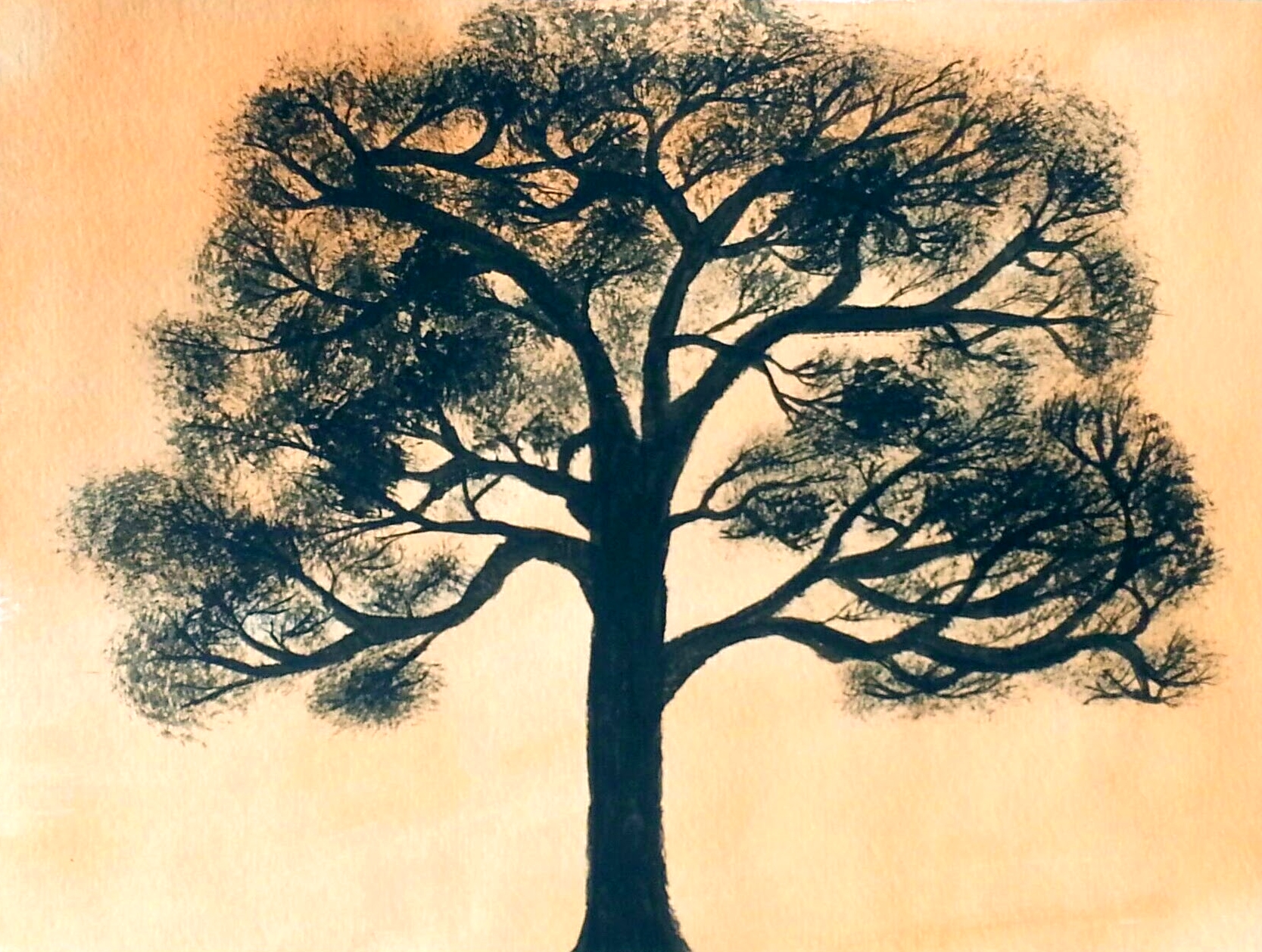 May, 2015 Another study of tree branch structure. It ended up looking a bit too boxy, IMHO.