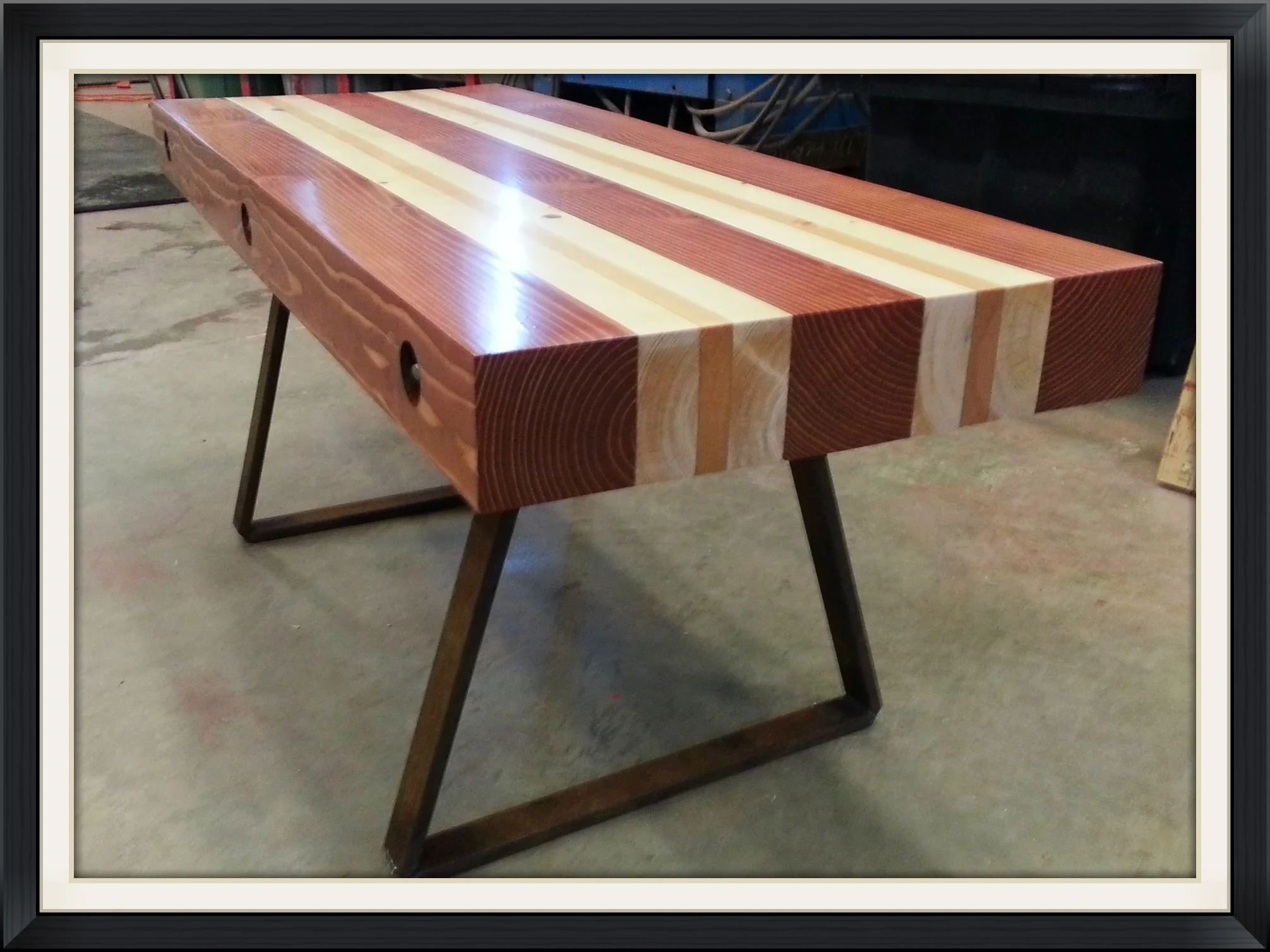 My brand new, completely DIY coffee table