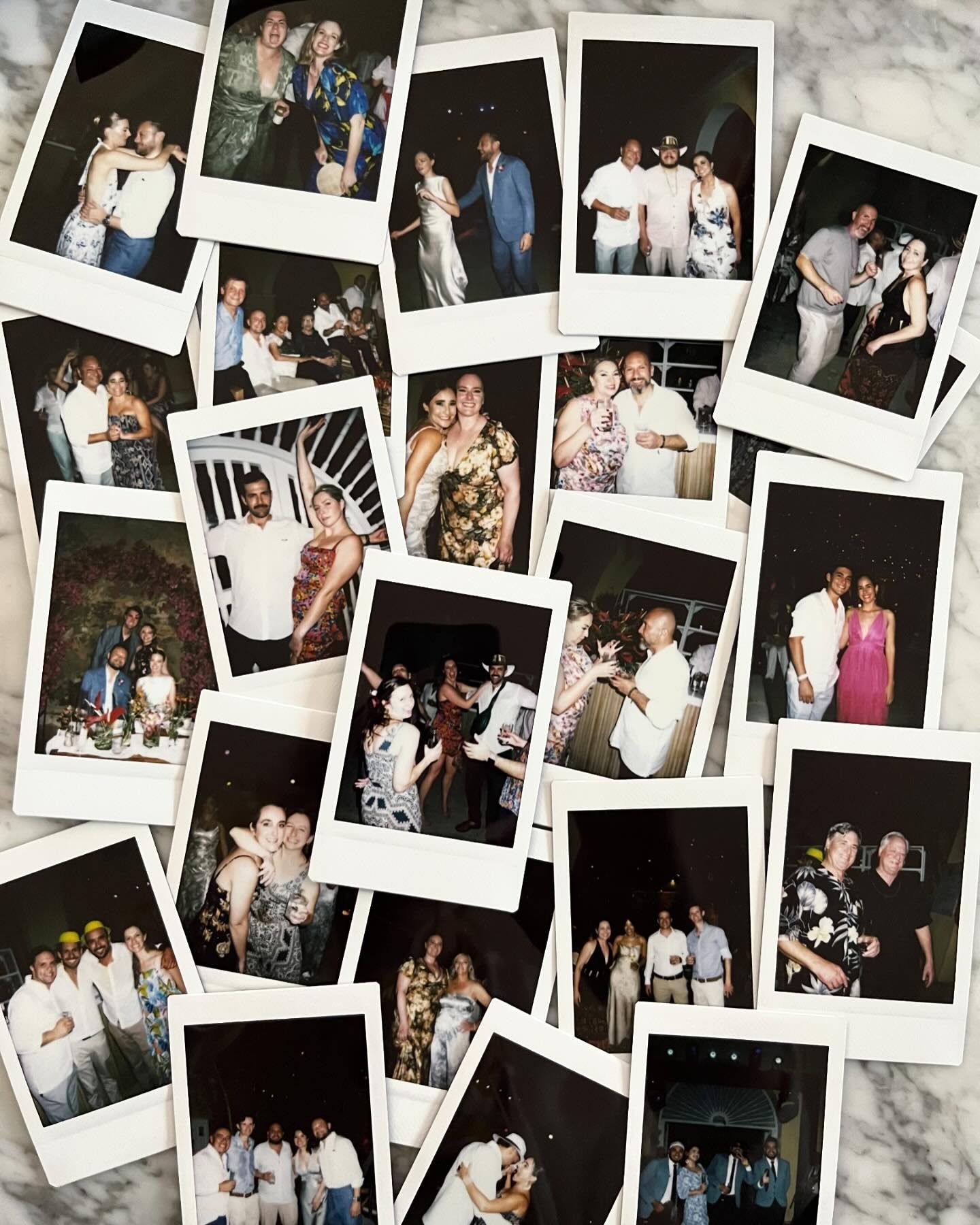 Polaroids from our wedding reception, aka the reggaeton dance party of my dreams! Thank you to @whitneyairen for capturing these moments and to everyone on the dance floor who endured me attempting to sing every word to &ldquo;Gasolina.&rdquo;