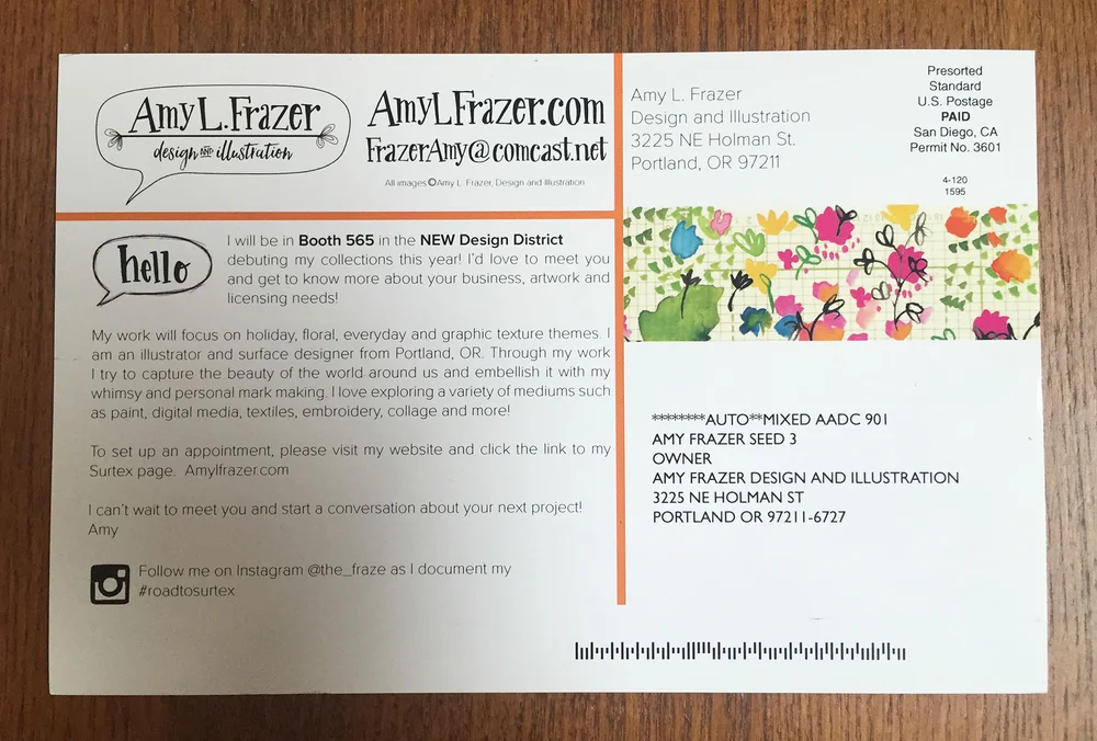 Postcard Mailer Back