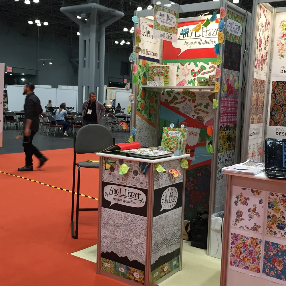 Look at all that space behind my booth!