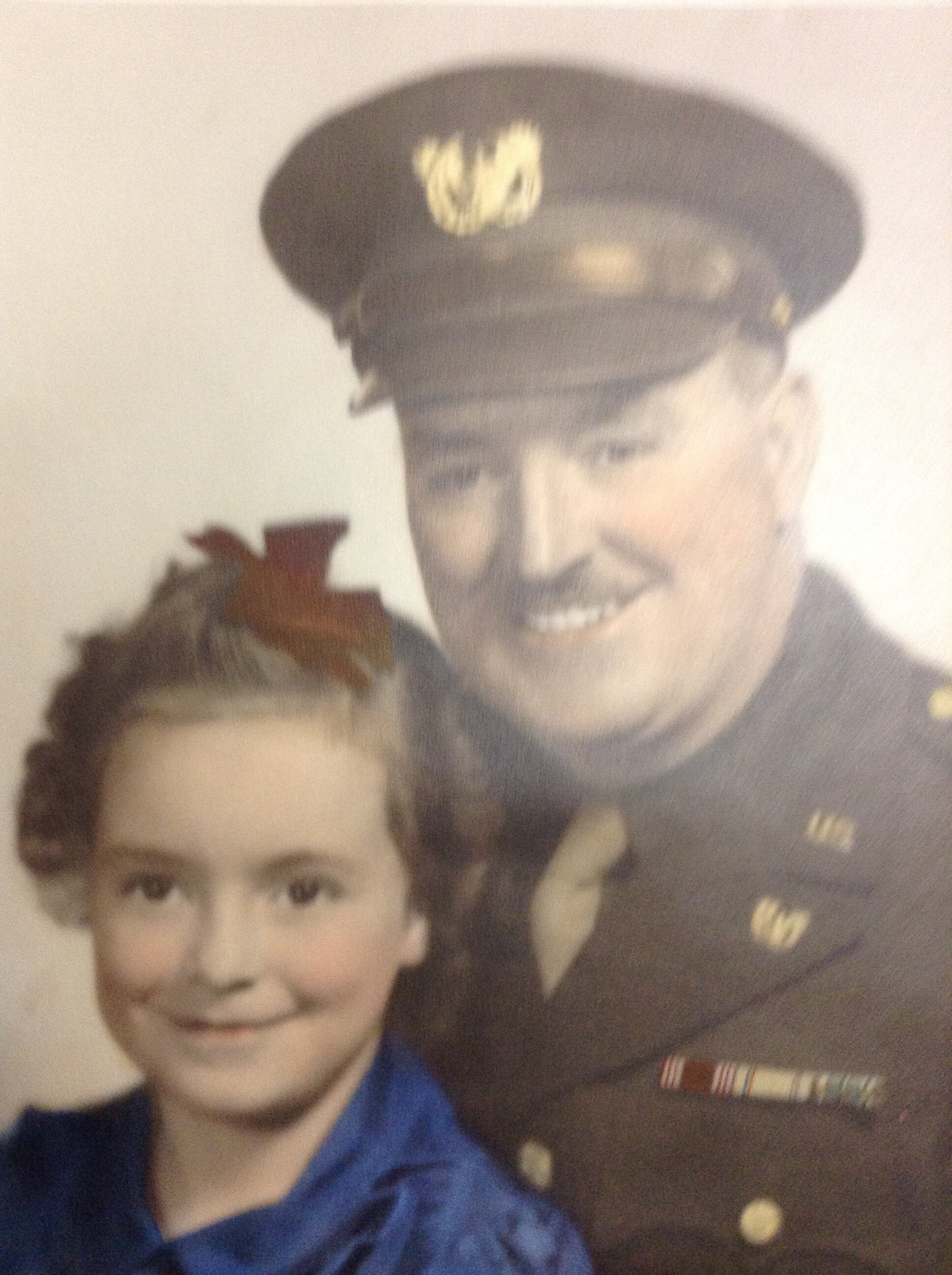 Reginald A. Fletcher, Christina’s grandfather, and her mother.