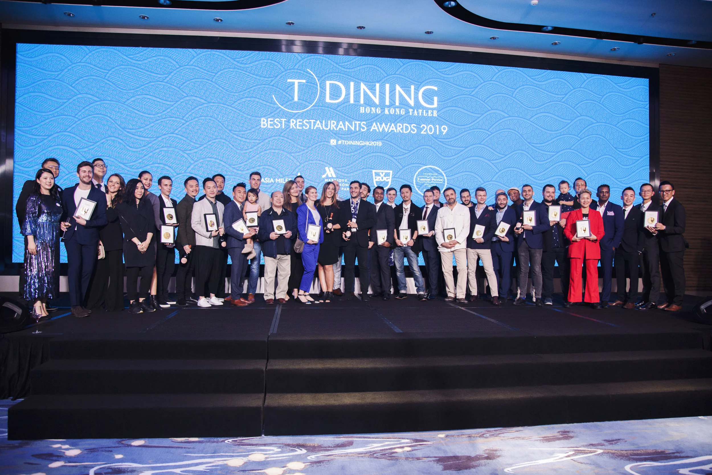 Great receiving the awards with all the honorable figures in the industry!