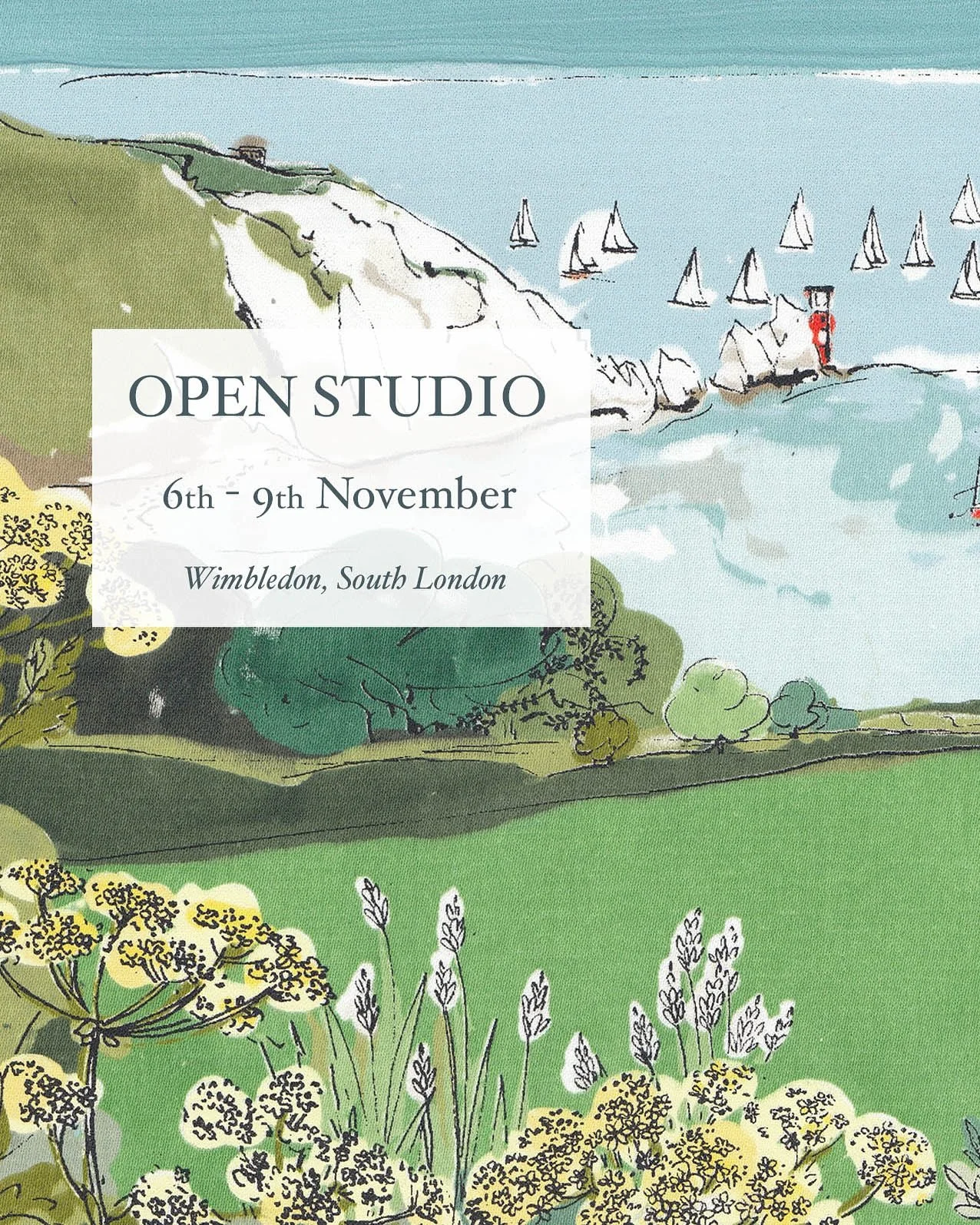 🎉Mark your calendars! 🥳
I’ll be opening my studio doors for four days 🤗 come say hello, explore my work, and enjoy browsing (or buying!) with 180+ other amazing artists.
💟  I will be exhibiting originals artworks, limited edition prints, c