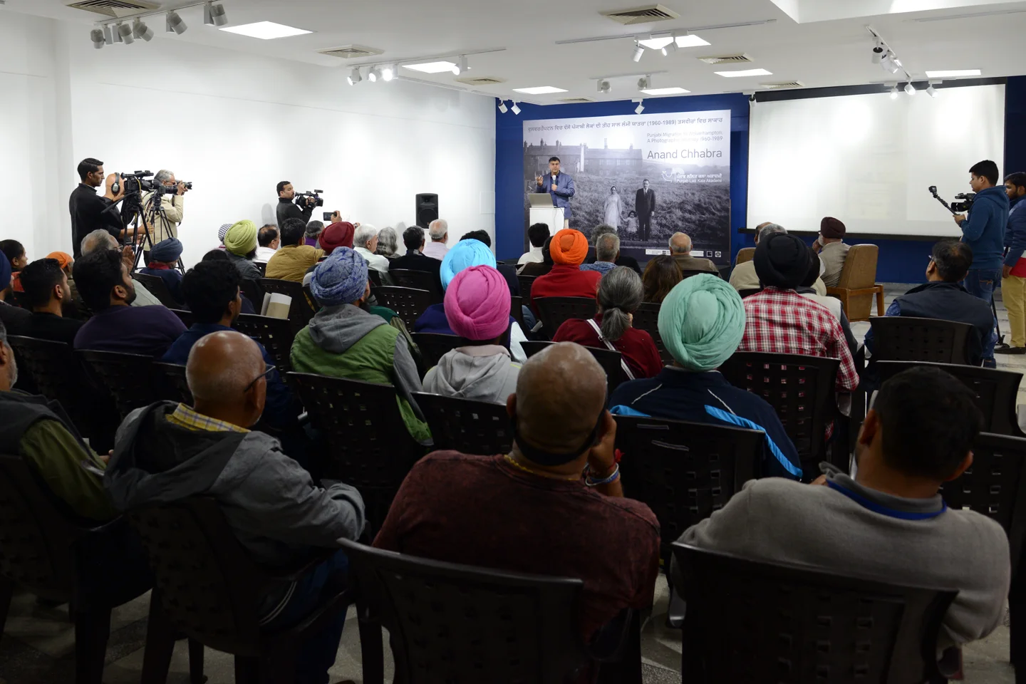 CHANDIGARH, PUNJAB - Anand presents the research on Punjabi migration to Punjabi’s and the event is televised across Punjab and internationally via Sikh and Punjabi channels.