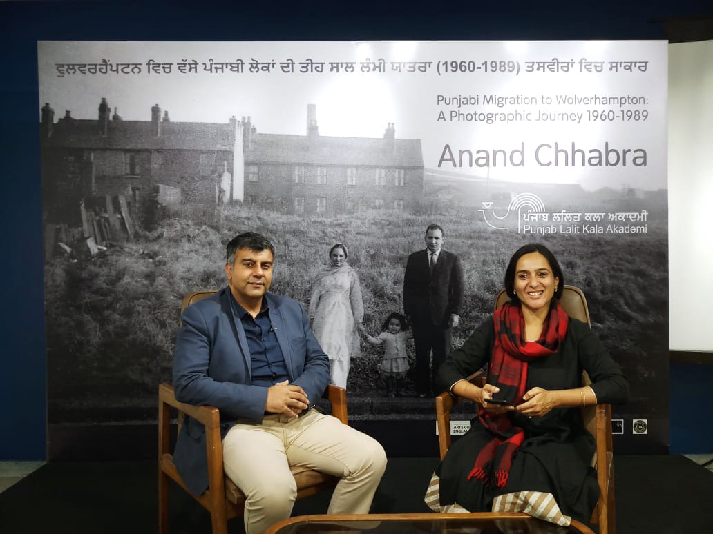 CHANDIGARH PUNJAB - Anand Chhabra interviewed by journalist PARUL and televised around India and international and friends have reported seeing this in their homes in Wolverhampton!